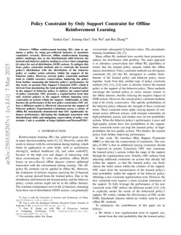 Policy Constraint by Only Support Constraint for Offline Reinforcement Learning