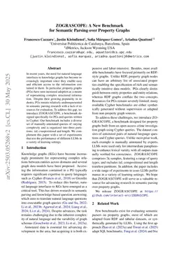 ZOGRASCOPE: A New Benchmark for Semantic Parsing over Property Graphs