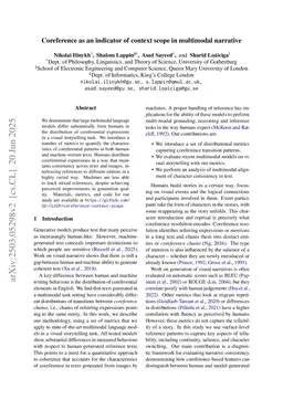 Coreference as an indicator of context scope in multimodal narrative