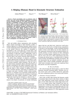 A Helping (Human) Hand in Kinematic Structure Estimation