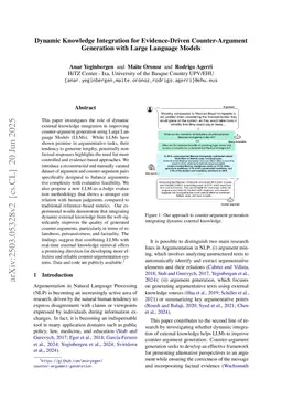 Dynamic Knowledge Integration for Evidence-Driven Counter-Argument Generation with Large Language Models