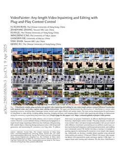 VideoPainter: Any-length Video Inpainting and Editing with Plug-and-Play Context Control