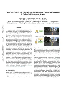 GoalFlow: Goal-Driven Flow Matching for Multimodal Trajectories Generation in End-to-End Autonomous Driving