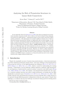 Analyzing the Role of Permutation Invariance in Linear Mode Connectivity