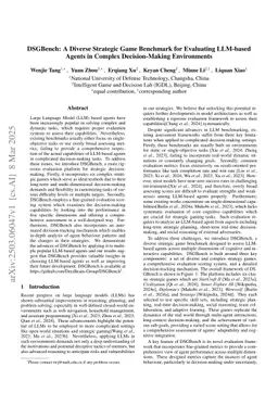 DSGBench: A Diverse Strategic Game Benchmark for Evaluating LLM-based Agents in Complex Decision-Making Environments