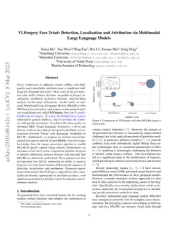 VLForgery Face Triad: Detection, Localization and Attribution via Multimodal Large Language Models