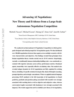 Advancing AI Negotiations: A Large-Scale Autonomous Negotiation Competition