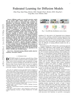 Federated Learning for Diffusion Models