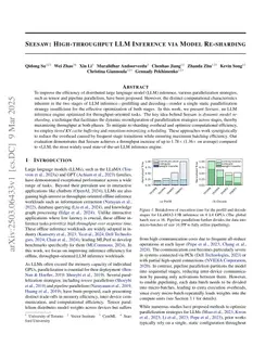 Seesaw: High-throughput LLM Inference via Model Re-sharding