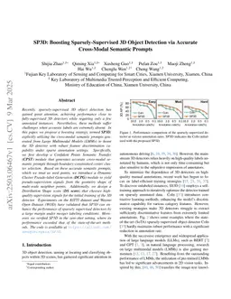 SP3D: Boosting Sparsely-Supervised 3D Object Detection via Accurate Cross-Modal Semantic Prompts