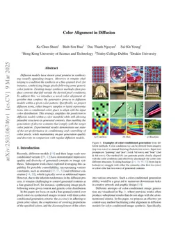 Color Alignment in Diffusion