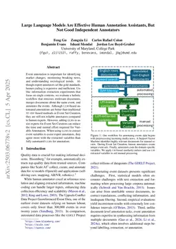 Large Language Models Are Effective Human Annotation Assistants, But Not Good Independent Annotators
