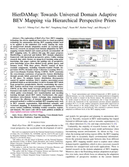 HierDAMap: Towards Universal Domain Adaptive BEV Mapping via Hierarchical Perspective Priors