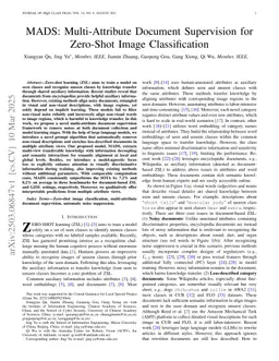 MADS: Multi-Attribute Document Supervision for Zero-Shot Image Classification