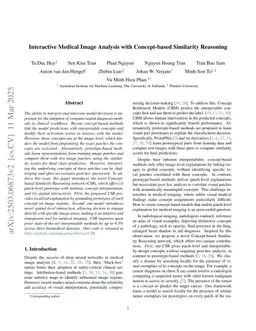 Interactive Medical Image Analysis with Concept-based Similarity Reasoning
