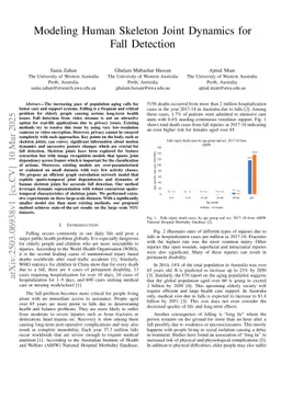 Modeling Human Skeleton Joint Dynamics for Fall Detection