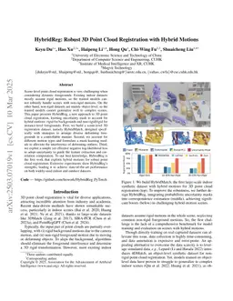 HybridReg: Robust 3D Point Cloud Registration with Hybrid Motions