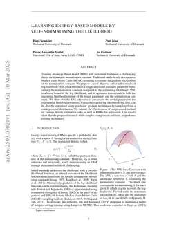 Learning Energy-Based Models by Self-normalising the Likelihood