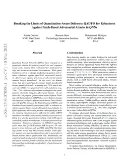 Breaking the Limits of Quantization-Aware Defenses: QADT-R for Robustness Against Patch-Based Adversarial Attacks in QNNs