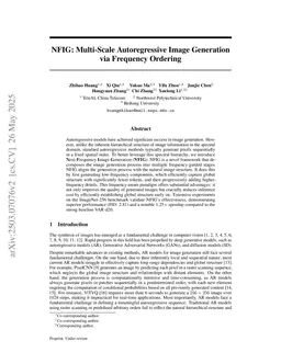 NFIG: Multi-Scale Autoregressive Image Generation via Frequency Ordering