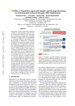 ASTRA: A Negotiation Agent with Adaptive and Strategic Reasoning via Tool-integrated Action for Dynamic Offer Optimization
