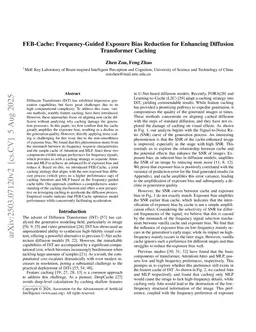 FEB-Cache: Frequency-Guided Exposure Bias Reduction for Enhancing Diffusion Transformer Caching