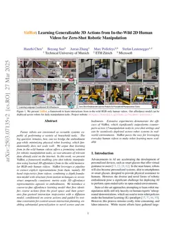 VidBot: Learning Generalizable 3D Actions from In-the-Wild 2D Human Videos for Zero-Shot Robotic Manipulation