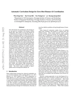 Automatic Curriculum Design for Zero-Shot Human-AI Coordination