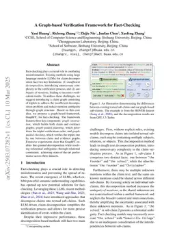 A Graph-based Verification Framework for Fact-Checking