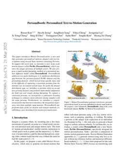 PersonaBooth: Personalized Text-to-Motion Generation
