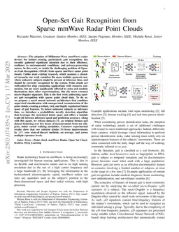 Open-Set Gait Recognition from Sparse mmWave Radar Point Clouds