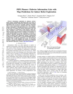 PIPE Planner: Pathwise Information Gain with Map Predictions for Indoor Robot Exploration