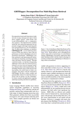 GRITHopper: Decomposition-Free Multi-Hop Dense Retrieval