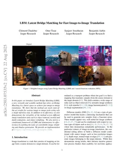 LBM: Latent Bridge Matching for Fast Image-to-Image Translation