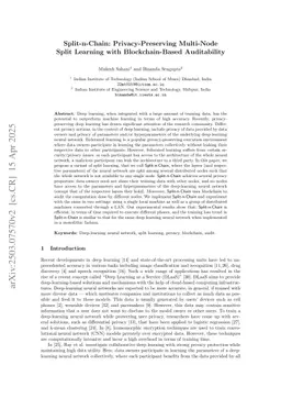 Split-n-Chain: Privacy-Preserving Multi-Node Split Learning with Blockchain-Based Auditability