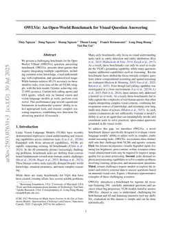 OWLViz: An Open-World Benchmark for Visual Question Answering