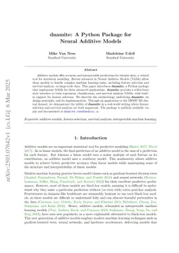 dnamite: A Python Package for Neural Additive Models