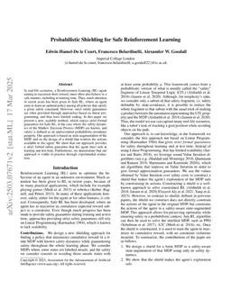 Probabilistic Shielding for Safe Reinforcement Learning