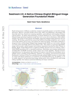 Seedream 2.0: A Native Chinese-English Bilingual Image Generation Foundation Model