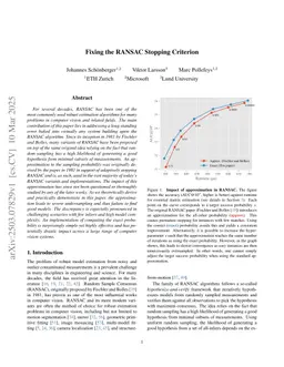 Fixing the RANSAC Stopping Criterion