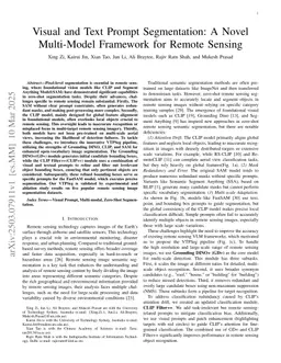 Visual and Text Prompt Segmentation: A Novel Multi-Model Framework for Remote Sensing
