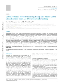 LabelCoRank: Revolutionizing Long Tail Multi-Label Classification with Co-Occurrence Reranking