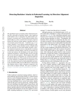 Detecting Backdoor Attacks in Federated Learning via Direction Alignment Inspection