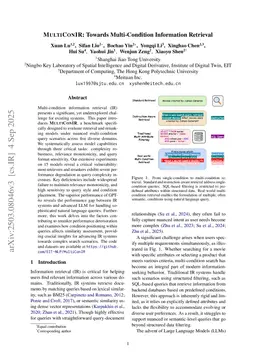 MultiConIR: Towards multi-condition Information Retrieval