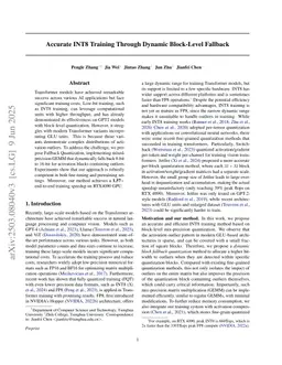 Accurate INT8 Training Through Dynamic Block-Level Fallback