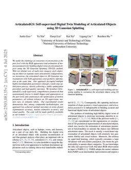 ArticulatedGS: Self-supervised Digital Twin Modeling of Articulated Objects using 3D Gaussian Splatting