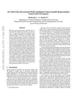 Few-Shot Class-Incremental Model Attribution Using Learnable Representation From CLIP-ViT Features