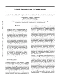 Scaling Probabilistic Circuits via Data Partitioning