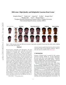 HRAvatar: High-Quality and Relightable Gaussian Head Avatar