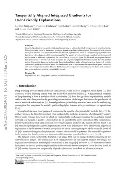 Tangentially Aligned Integrated Gradients for User-Friendly Explanations